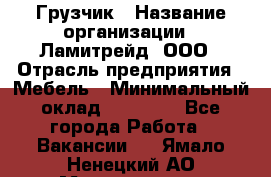 Грузчик › Название организации ­ Ламитрейд, ООО › Отрасль предприятия ­ Мебель › Минимальный оклад ­ 30 000 - Все города Работа » Вакансии   . Ямало-Ненецкий АО,Муравленко г.